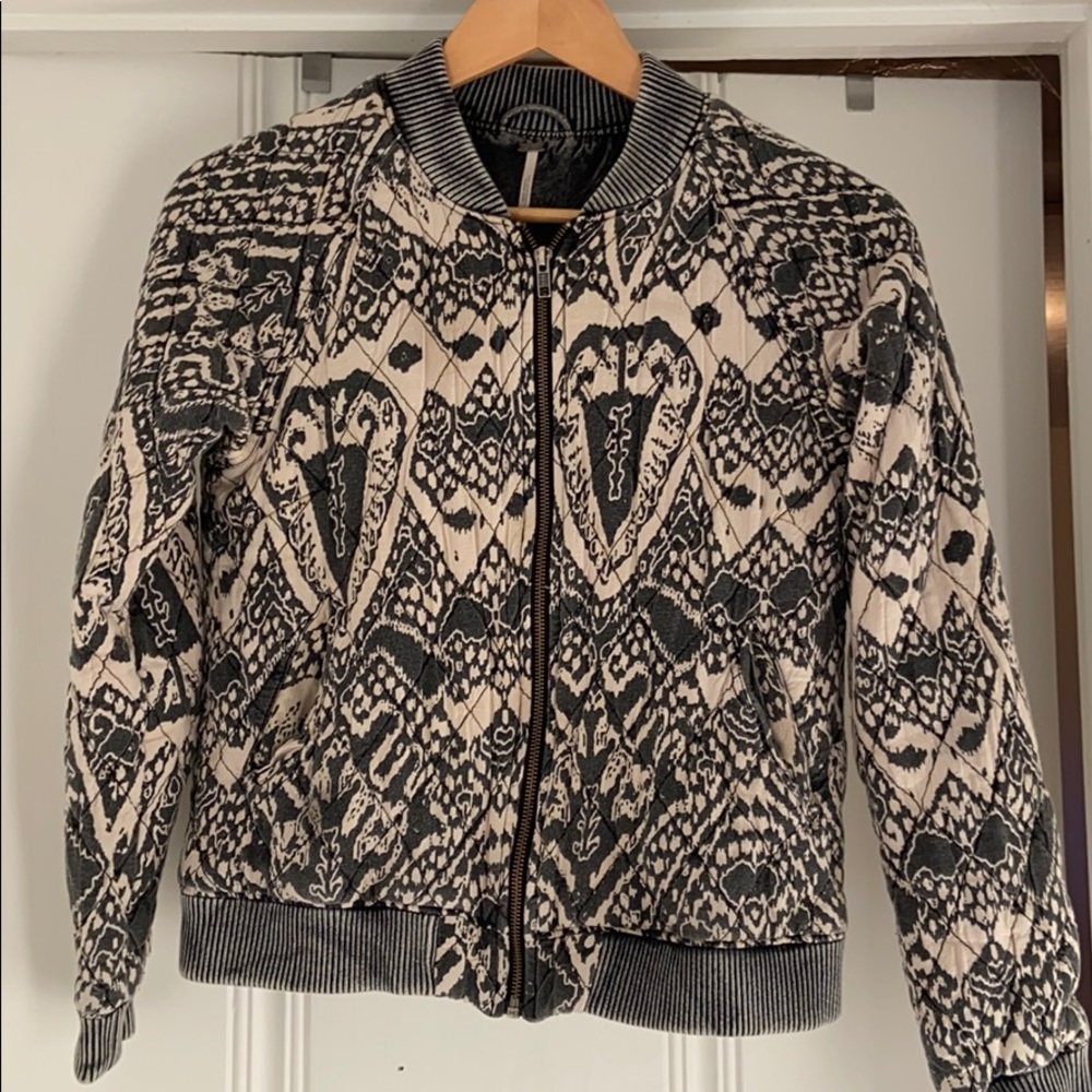 Free People Love Story Ikat bomber jacket-xs